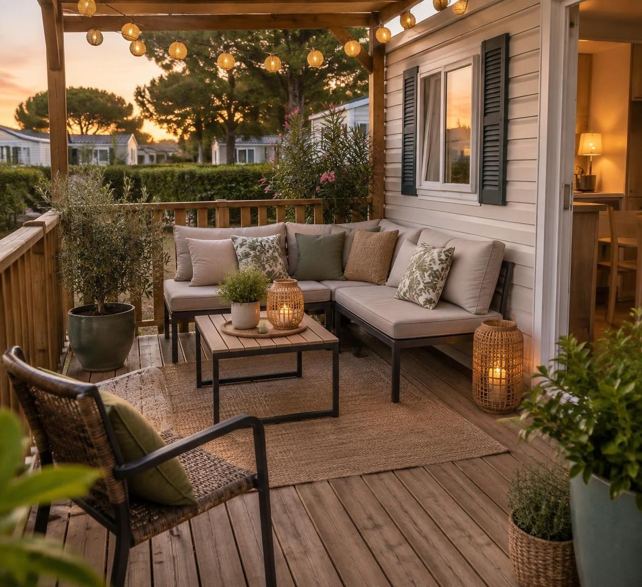 découvrez 10 idées cosy pour aménager la terrasse de votre mobil-home et créer un espace extérieur accueillant, confortable et plein de charme.