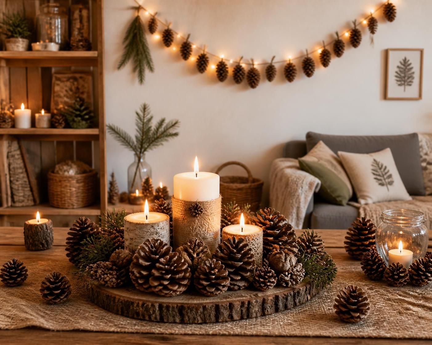 découvrez 10 idées créatives et faciles pour décorer votre intérieur avec des pommes de pin, apportant une touche naturelle et chaleureuse à votre décoration.