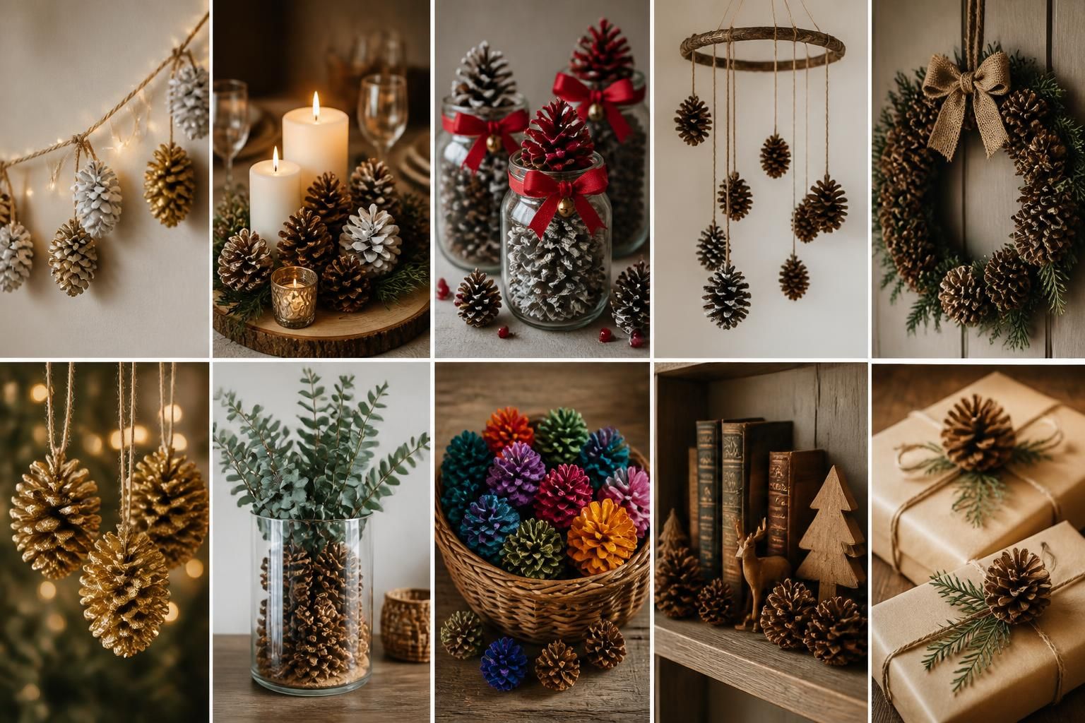 découvrez 10 idées créatives pour décorer votre maison avec des pommes de pin et apporter une touche naturelle et chaleureuse à votre intérieur.