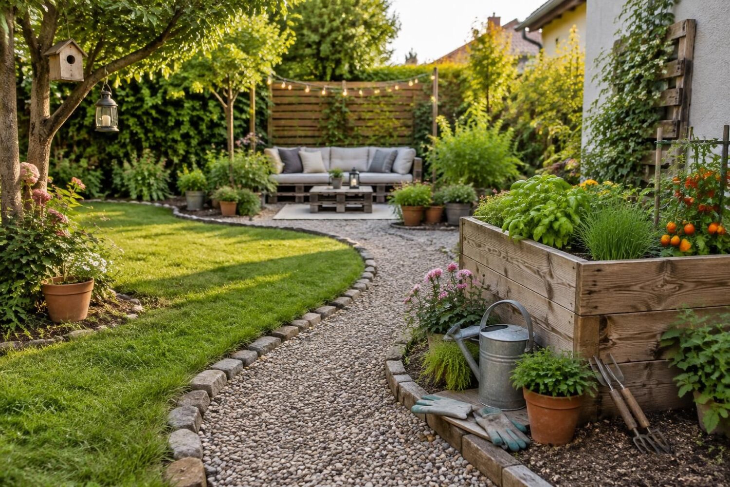 Aménagement de jardin sur un budget serré : ce qu&rsquo;on peut faire soi-même