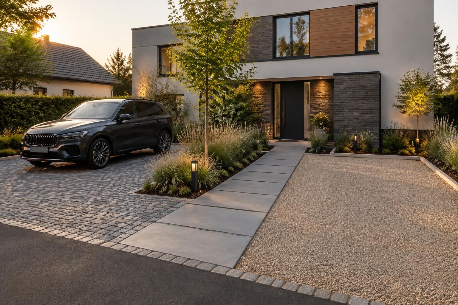 découvrez les revêtements et idées d’aménagement pour créer un parking pratique, esthétique et durable devant chez vous.