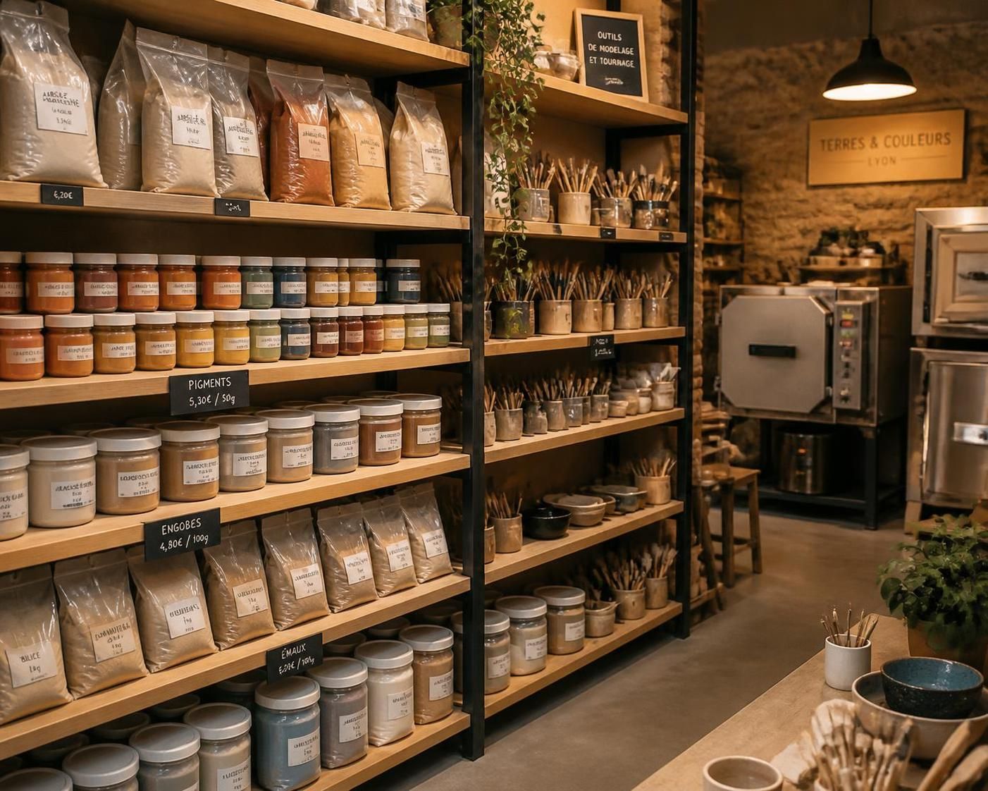 ceram décor lyon, votre fournisseur expert en matières premières pour la céramique, propose des produits de qualité pour artisans et industriels à lyon et sa région.
