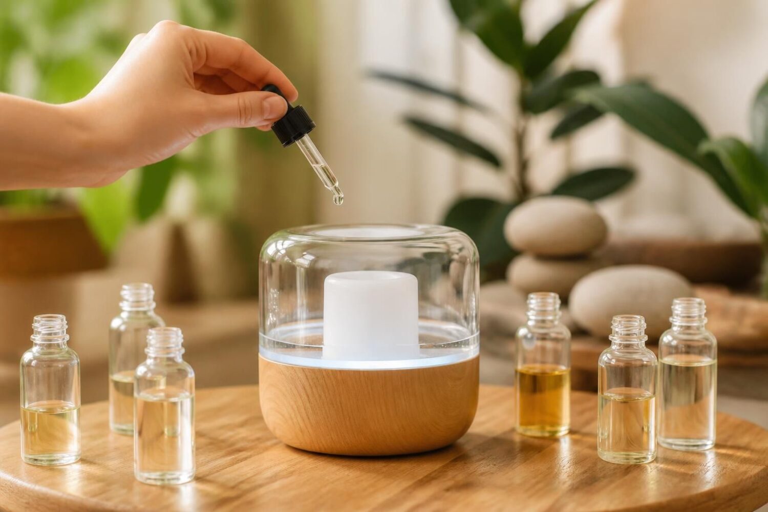 Combien de gouttes d&rsquo;huile essentielle mettre dans un diffuseur ?