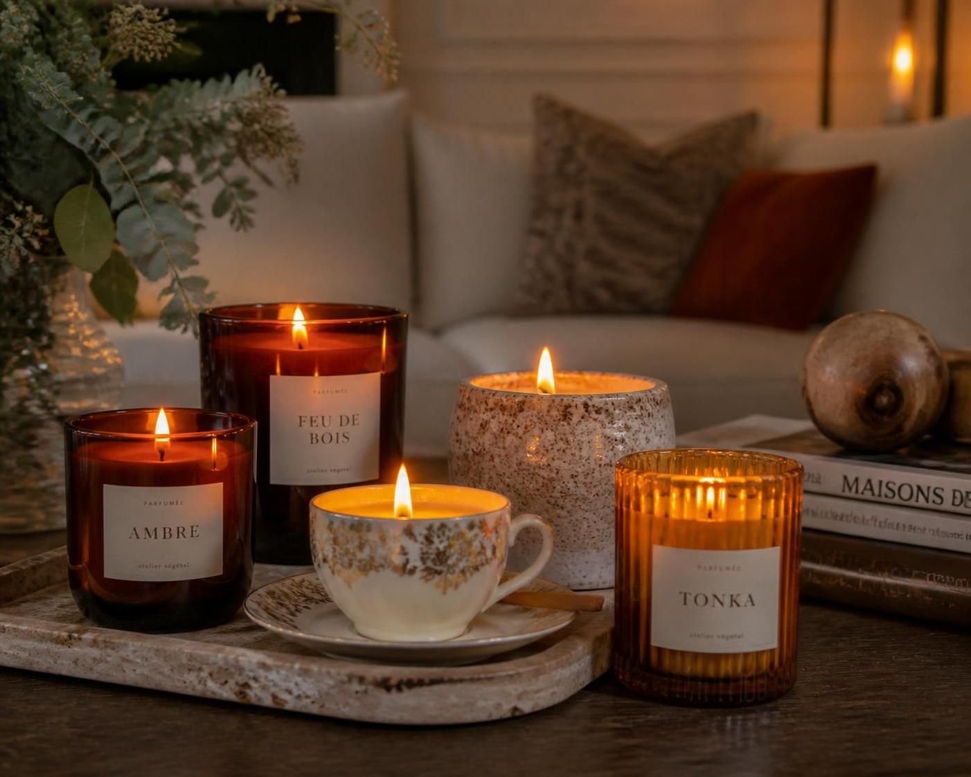 apprenez à composer un bouquet de bougies parfumeuses pour créer une ambiance chaleureuse et parfumée dans votre intérieur.
