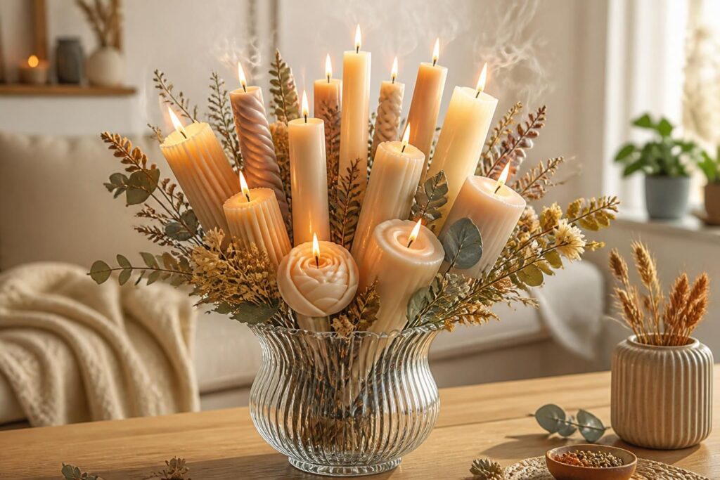 apprenez à composer un bouquet de bougies parfumées pour créer une ambiance chaleureuse et parfumée dans votre intérieur.