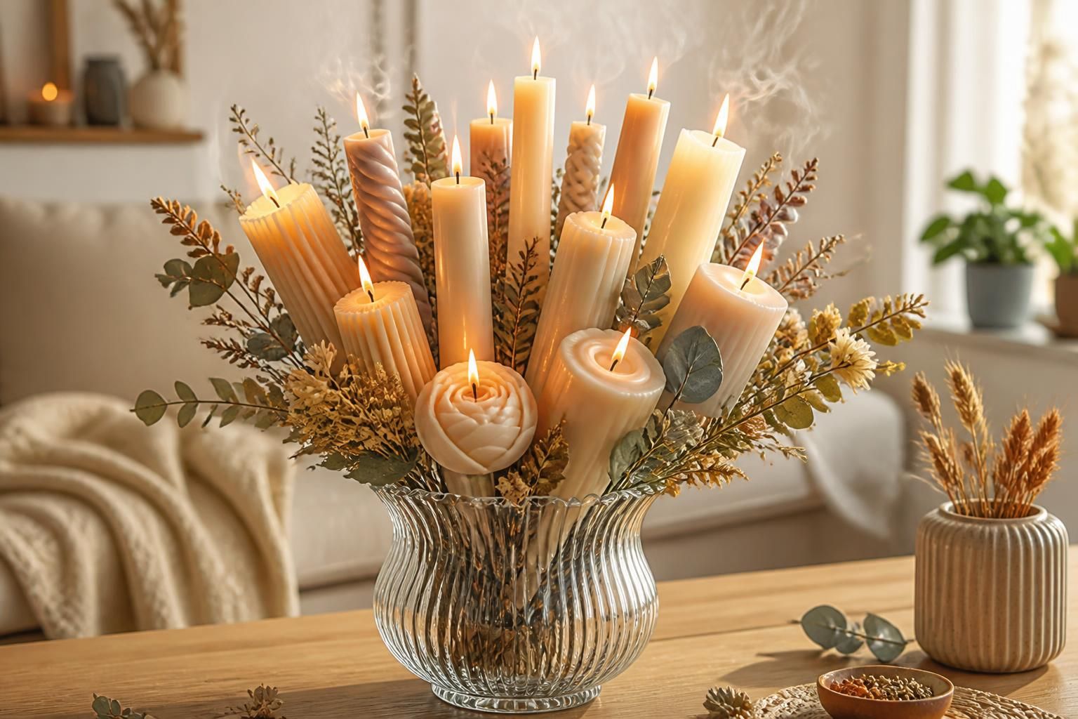 apprenez à composer un bouquet de bougies parfumées pour créer une ambiance chaleureuse et parfumée dans votre intérieur.