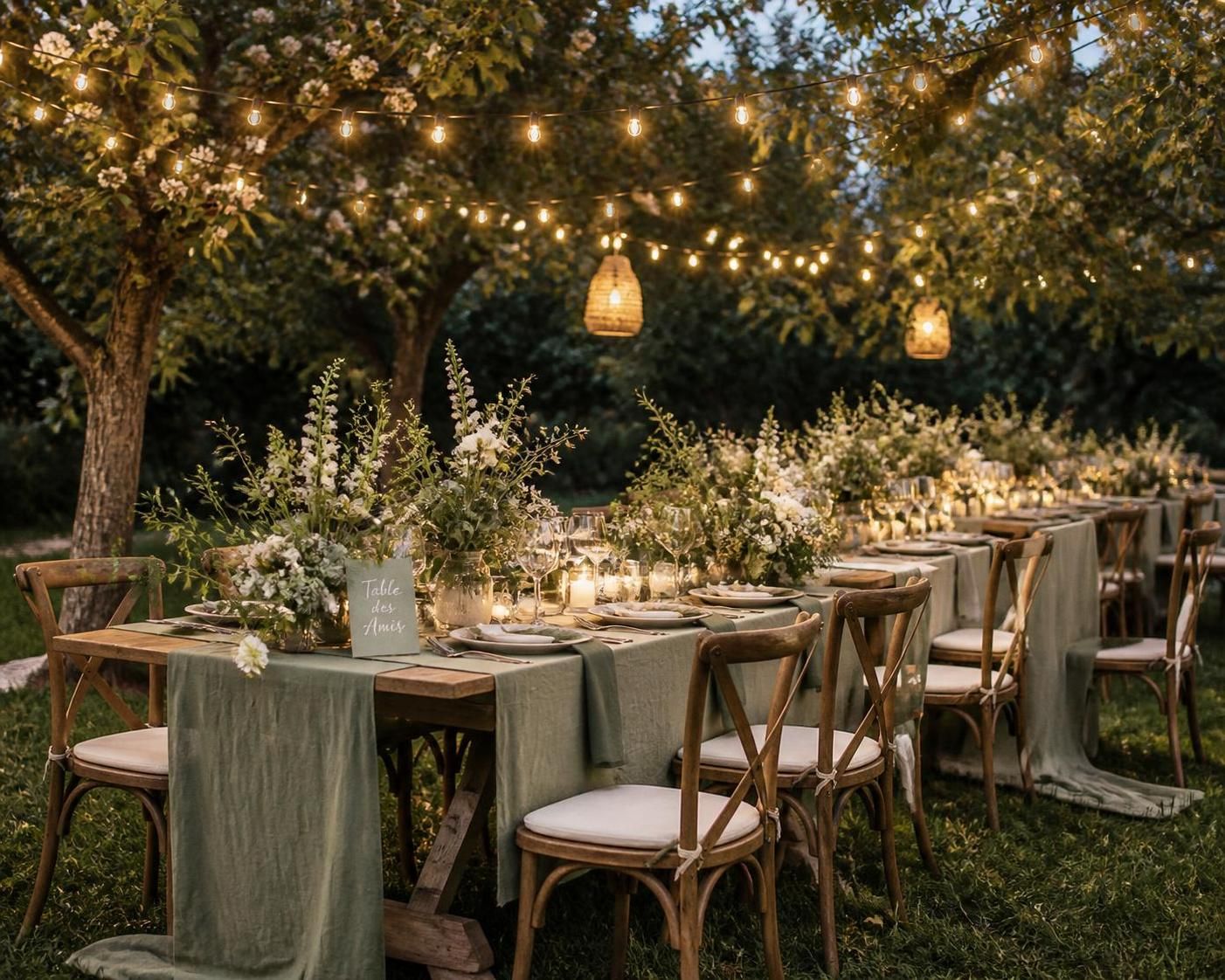 découvrez des idées de décoration de mariage champêtre chic avec des tables élégantes, des touches de vert sauge et des projets diy pour une ambiance rustique et raffinée.