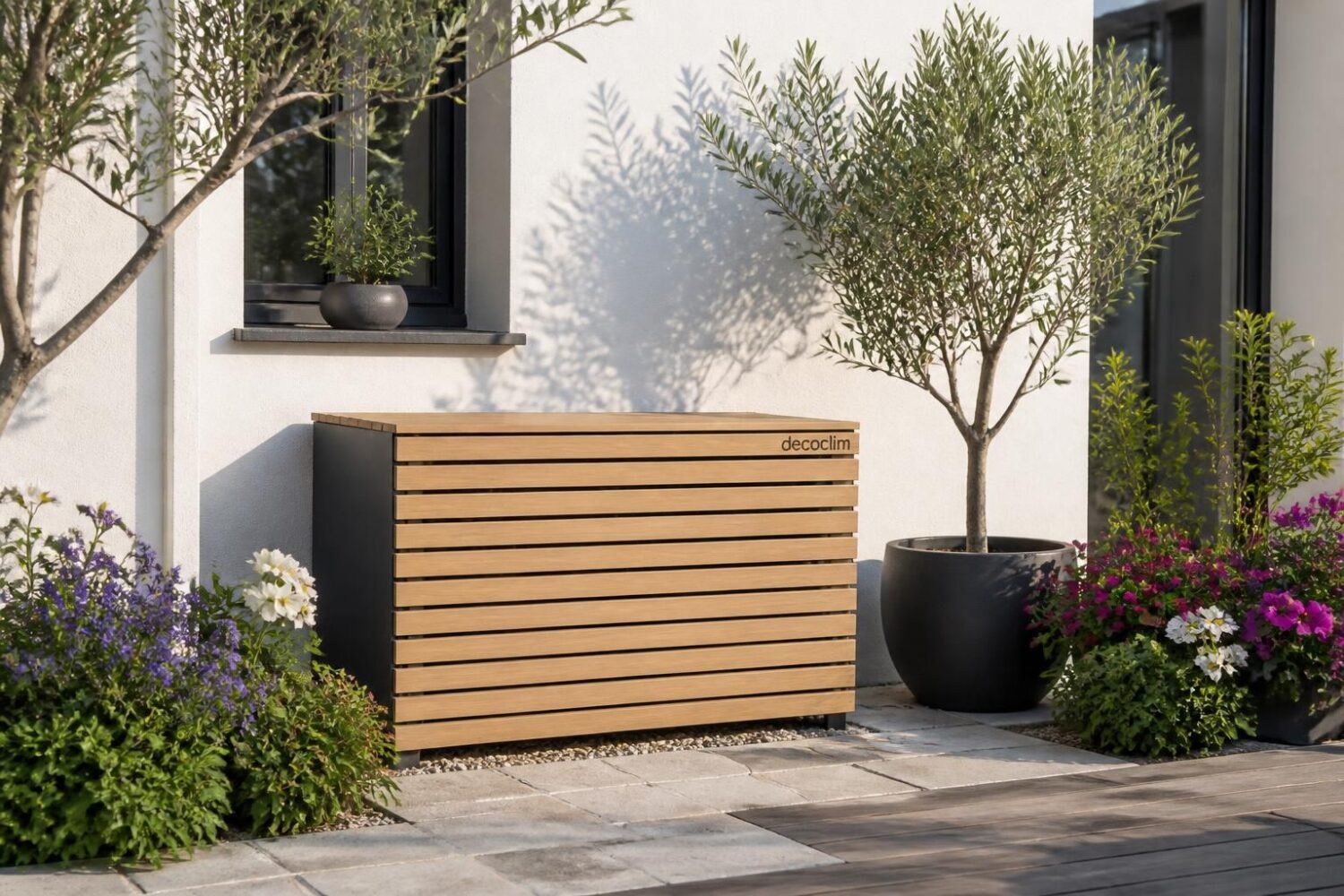 Decoclim, le cache déco pour habiller sa climatisation extérieure