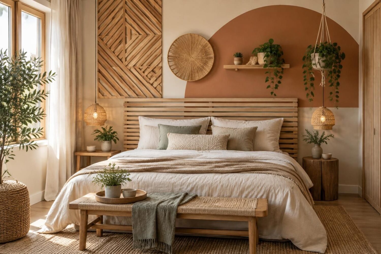 Décoration tête de lit : 27 idées DIY, murales et en bois pour votre chambre