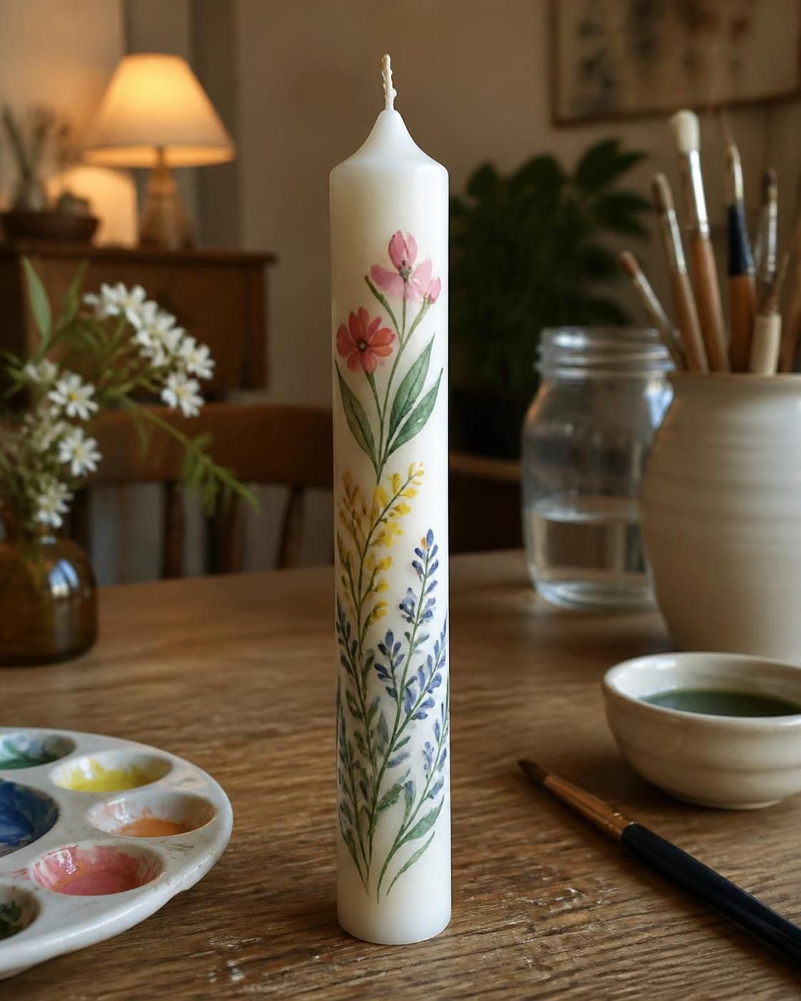 apprenez à décorer une bougie vous-même en utilisant de la peinture ou du papier pour créer des décorations uniques et personnalisées facilement.