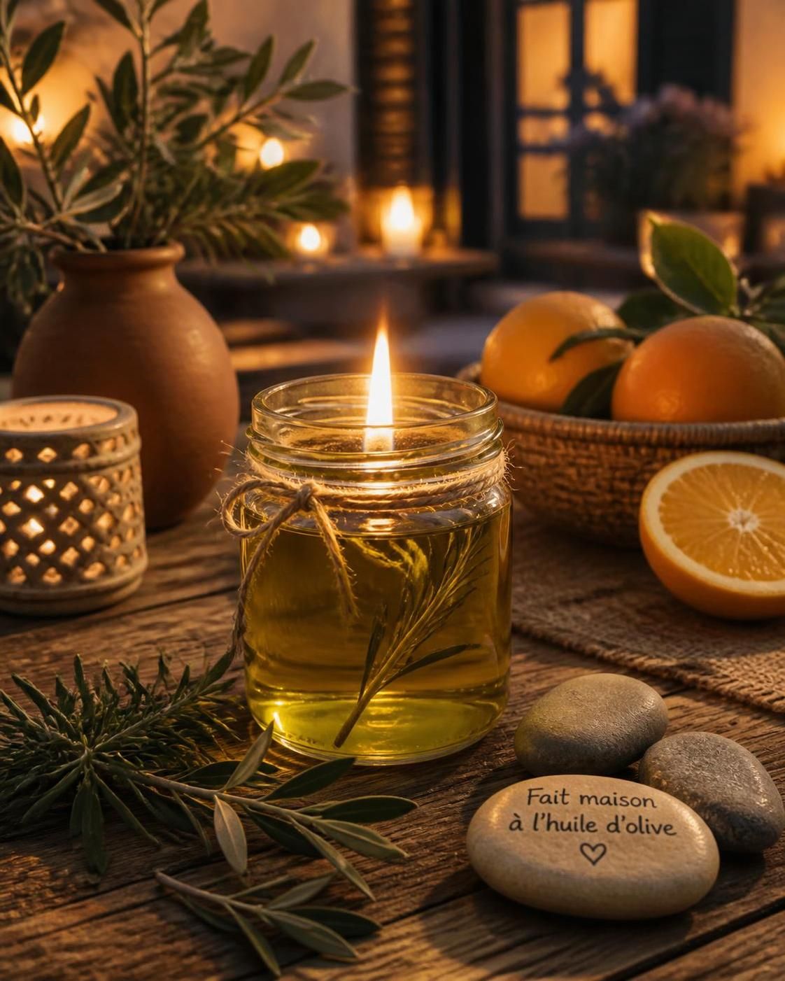 apprenez à fabriquer une bougie à l'huile d'olive facilement avec ce guide diy écologique, parfait pour une ambiance chaleureuse et durable chez vous.
