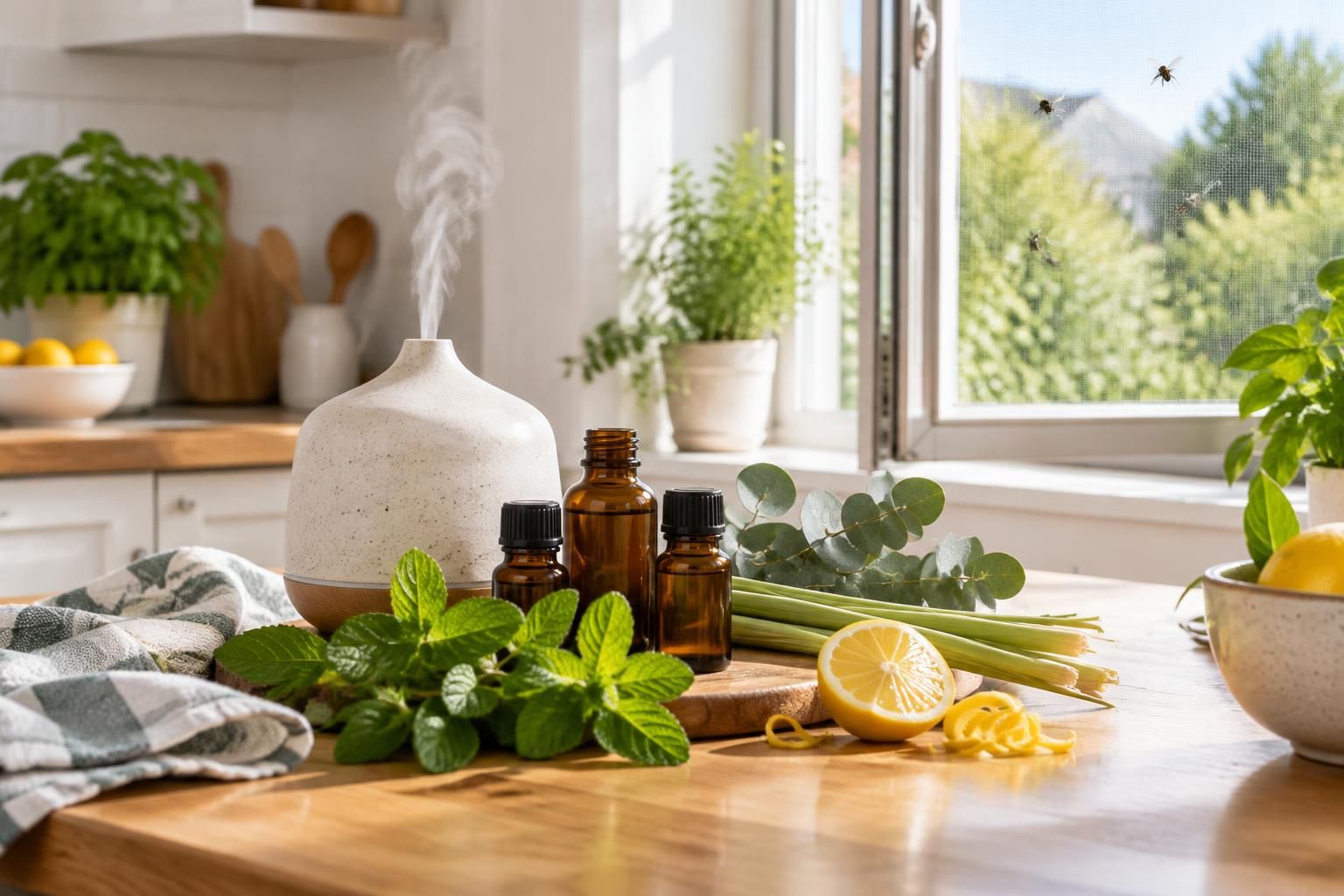 découvrez quelles huiles essentielles utiliser contre les mouches à la maison et en diffuseur, ainsi que les précautions à connaître.