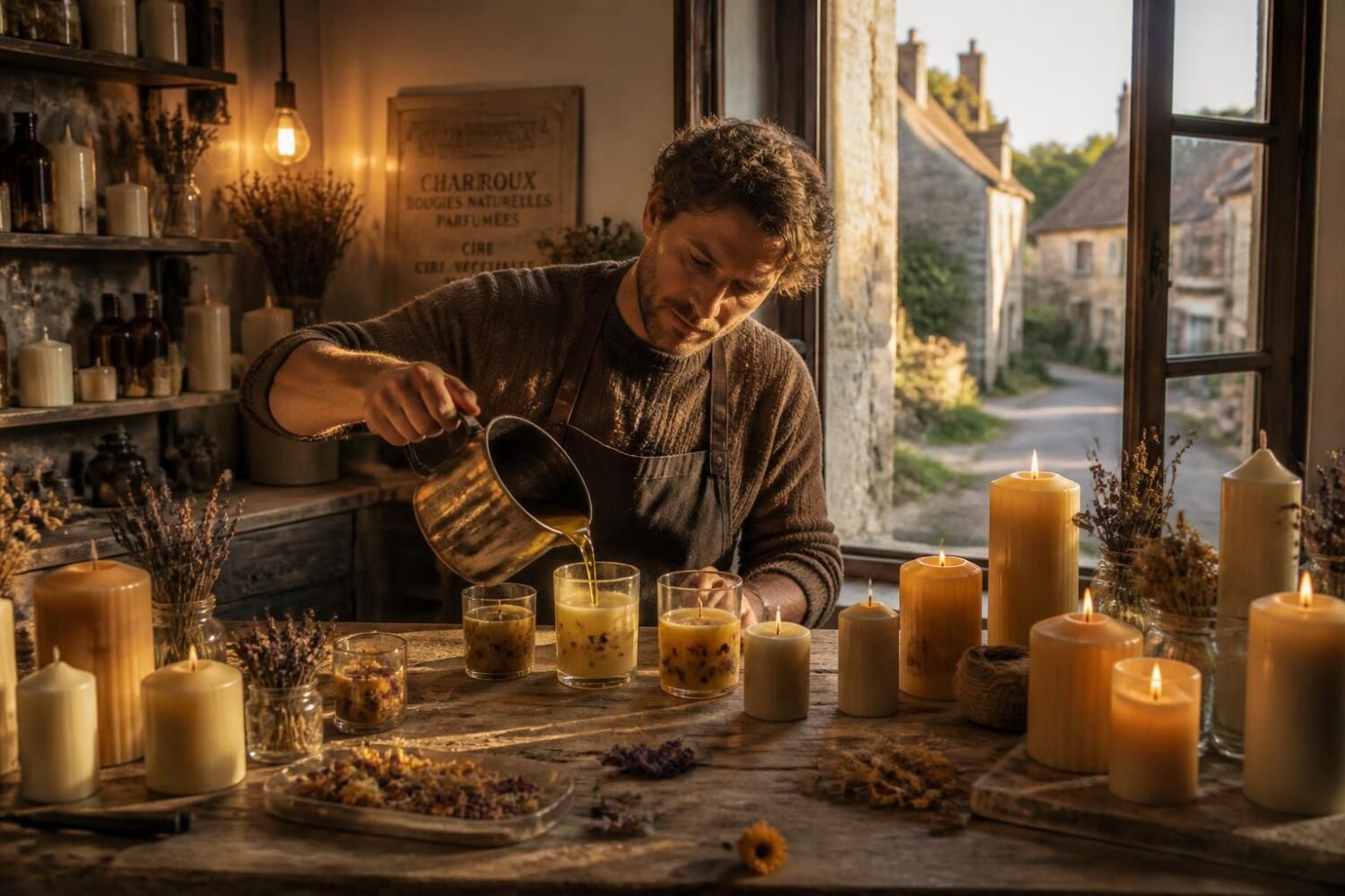 Les Bougies de Charroux, l&rsquo;artisanat parfumé d&rsquo;un village d&rsquo;Allier