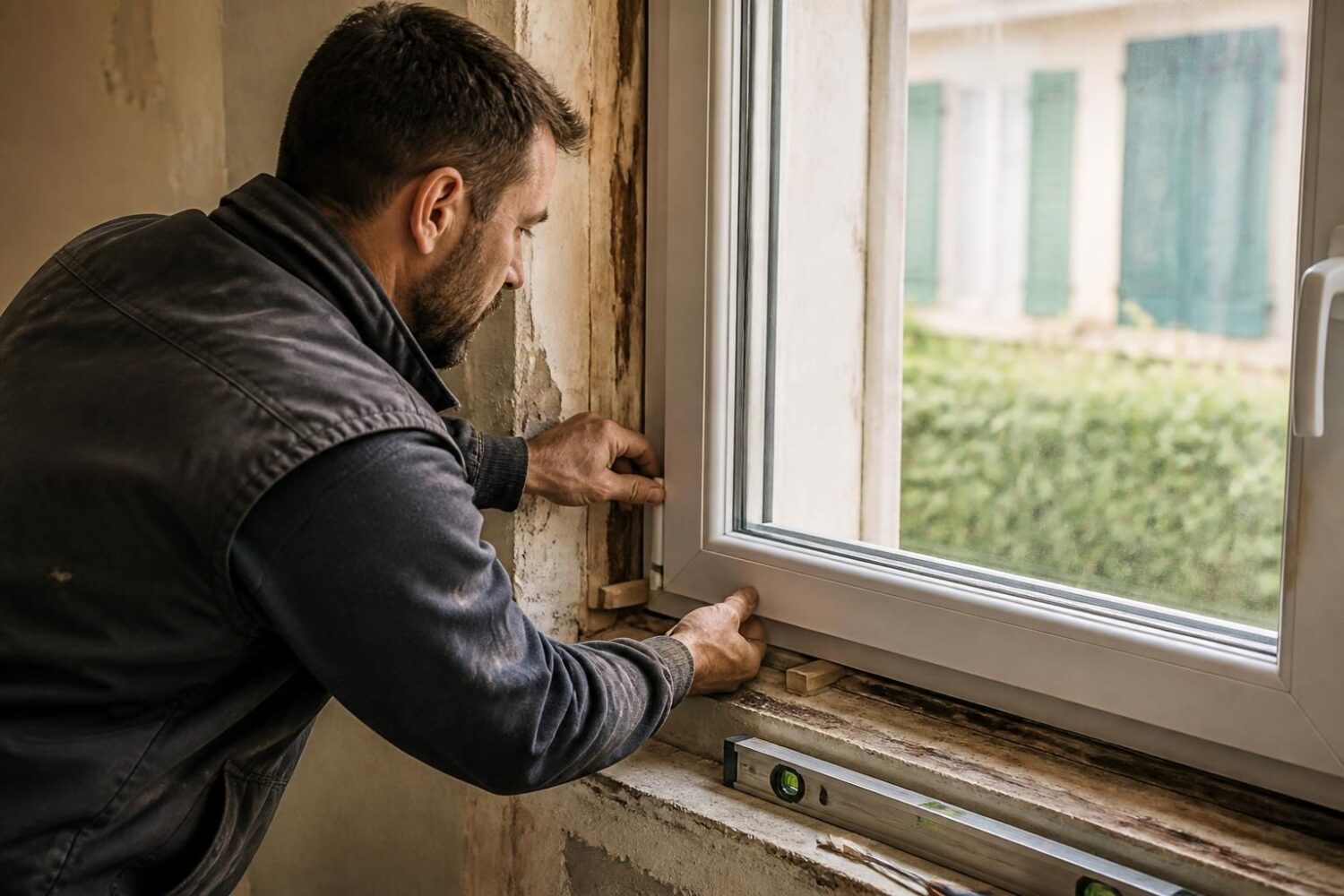 Poser une fenêtre en rénovation sur un ancien dormant