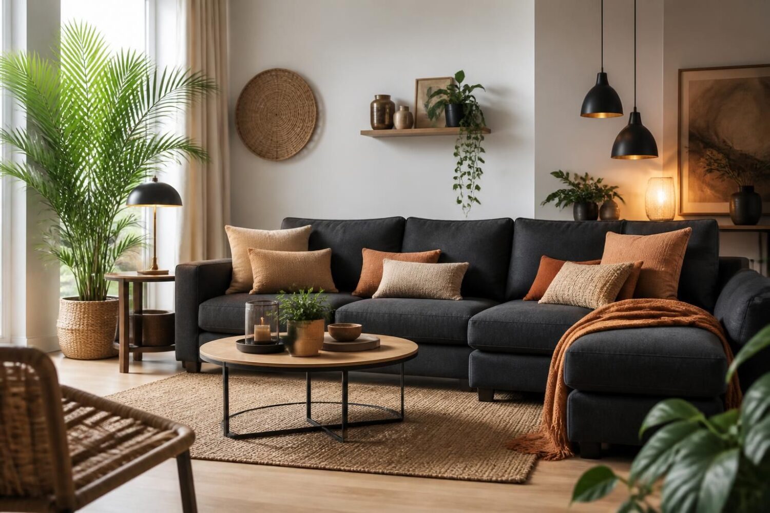 Quelle déco adopter avec un canapé gris anthracite ?