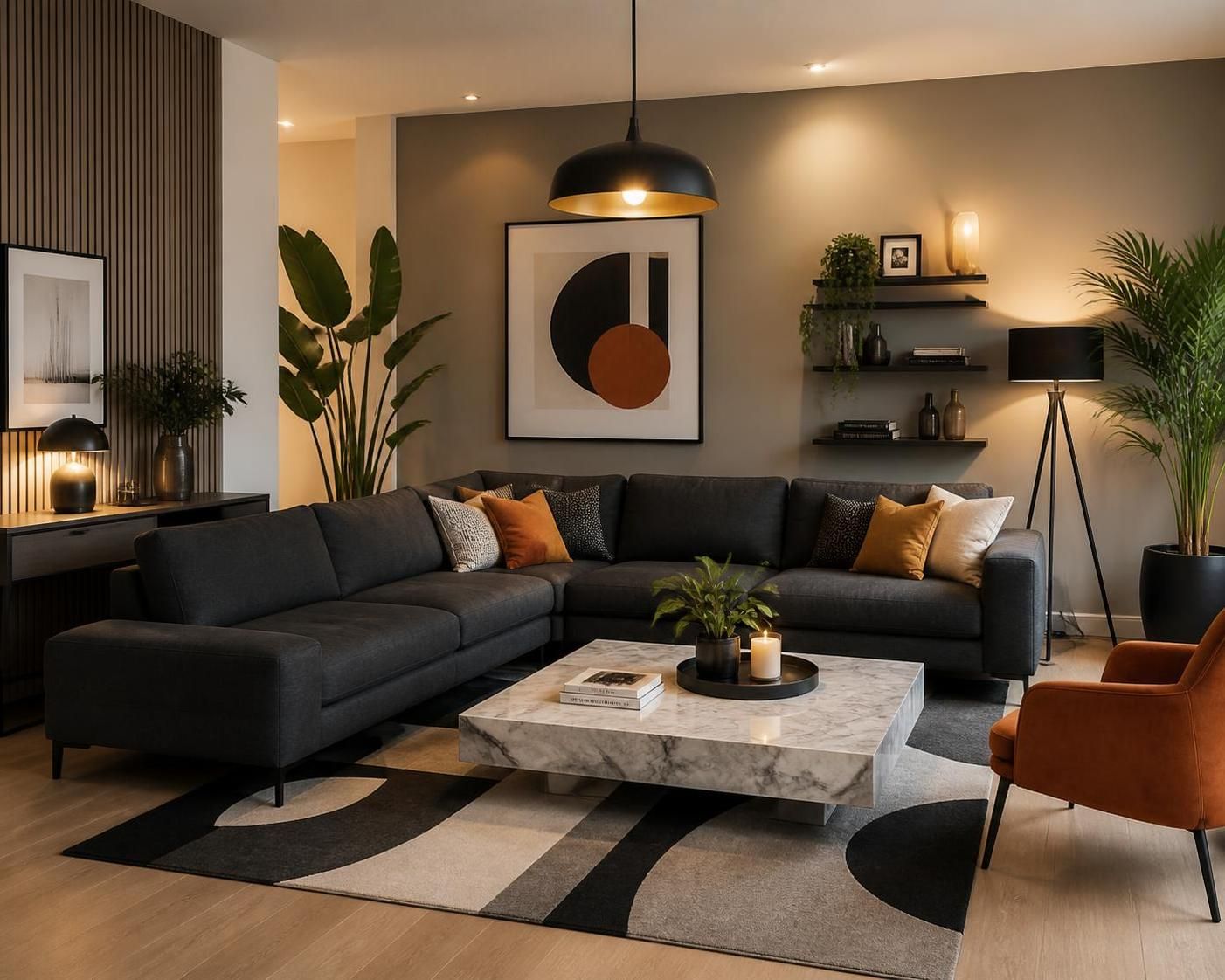 découvrez des idées déco élégantes et modernes pour sublimer votre intérieur avec un canapé gris anthracite, alliant style, confort et harmonie des couleurs.