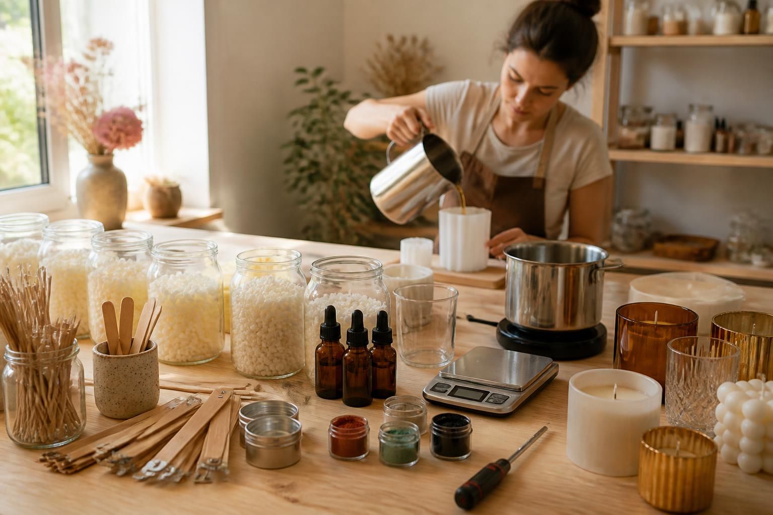 découvrez comment se lancer dans la création de bougies : guide complet du matériel nécessaire aux premières techniques pour réussir vos créations artisanales.